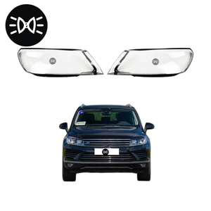 ZWNEJIN per Volkswagen VW <span class=keywords><strong>Touareg</strong></span> 2016 2017 <span class=keywords><strong>2018</strong></span> Copertura Faro Trasparente in Plexiglass Sostituzione Lente Originale - Product Image 1