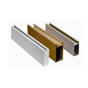 Aceplate kim loại mặt tiền Bảng điều khiển vật liệu xây dựng nhôm hình chữ nhật hiện đại khách sạn Rèm hồ sơ kim loại trần nhà tường Nhôm 300mm - Product Image 6