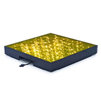 Piste de danse LED portable Starlight - Dalles étoilées monocouleur 10W avec base en ABS et verre trempé pour DJ mobiles et lieux événementiels