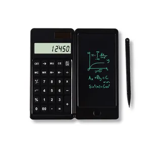 Складной калькулятор цифр блокнот для заметок научный калькулятор с электронным блокнотом для написания ЖК-экрана
