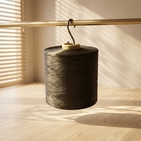 Filament de polyester texturé haute ténacité WELONG 100 %, 150/48 DTY S/Z Twist, respectueux de l'environnement, teint en masse, pour tricot à la main