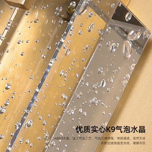 Lámpara de pared de cristal de lujo, lámpara italiana, sala de estar de lujo, <span class=keywords><strong>TV</strong></span>, Fondo de pared, luces decorativas, dormitorio, mesita de noche, pasillo <span class=keywords><strong>la</strong></span> - Product Image 3