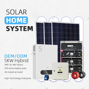 OEM ที่กำหนดเอง10kw ระบบพลังงานแสงอาทิตย์ชุดรายการราคาระบบพลังงานแสงอาทิตย์ที่มีแบตเตอรี่ลิเธียม