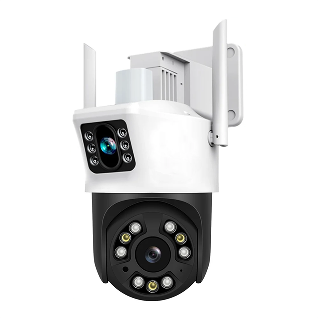 4MP Camhipro Dual Lens Wifi Wireless Home Security Network Outdoor Cctv Surveillance Ip Camhi External Camera for Android Phone