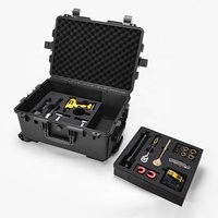 Boîte de rangement personnalisée L230 à usage intensif Mallette à outils électriques en plastique dur à roulettes pour perceuse sans fil DEWALT