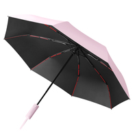 Parapluie pliant XMC personnalisé avec logo, 8 baleines en fibre de verre, ouverture automatique, 105 cm, fermeture anti-rebond, idéal pour la promotion