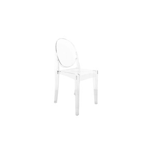 Chaise empilable transparente en PC pour enfants, idéale pour les fêtes et événements, en plastique cristallin français - Product Image 2