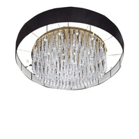Lustre moderne sur mesure avec décorations haut de gamme, élégant, en tubes de verre multicolores