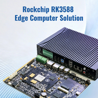 Ordinateur IoT RK3588, solution d'inférence en temps réel, compatible avec 4 Go et 8 Go, boîtier d'inférence en temps réel T201S AI