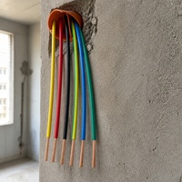 Fil de raccordement flexible en cuivre et PVC pour l'éclairage LED, les assemblages de commutateurs et le câblage électrique des bâtiments commerciaux