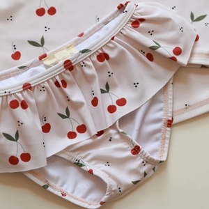 2024 adolescente niño boutique sexy playa fiesta traje de baño Niño bebé niña Paisley patrón volante espalda descubierta playa traje de baño separado - Product Image 5