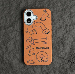 Funda de cuero lisa con diseño elegante para Apple 16Promax, 17PRO, de alta calidad y resistente a caídas - Product Image 5