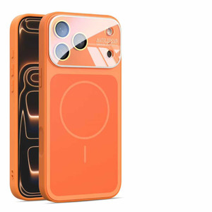 Custodia Morbida in Silicone con Protezione Lente in Vetro Corning, Cover Magnetica per iPhone 17 Pro Max - Product Image 1