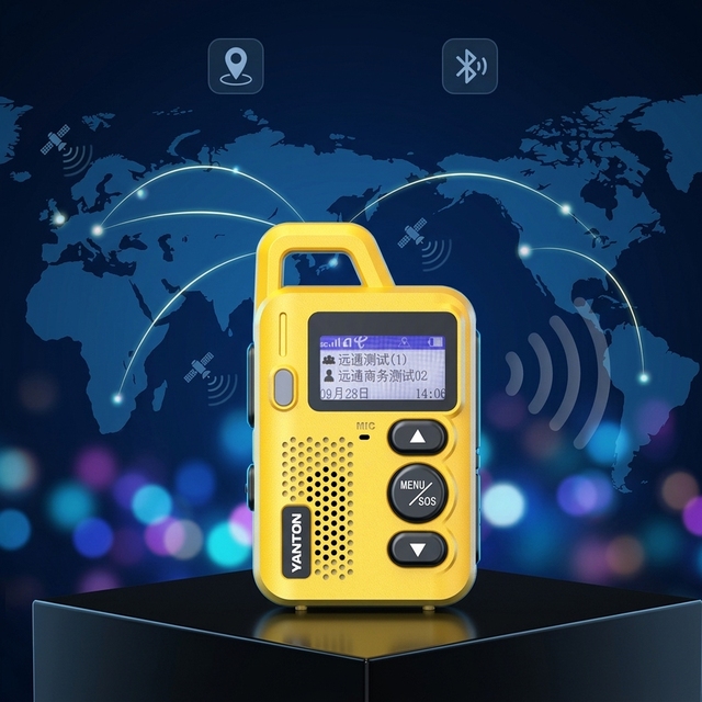 4G POC Long Range GPS SIM Card T-X5D Wireless Intercom Two Way Radio Walkie Talkie Set
