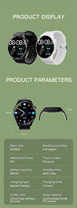 Bracelet intelligent personnalisable avec moniteur de fréquence cardiaque, SOS, GPS, montre connectée pour personnes âgées, montre intelligente avec carte SIM 4G pour hommes - Product Image 6