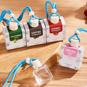 Diffuseur de parfum pour voiture en verre avec logo personnalisé, huile essentielle, longue durée, à suspendre, luxe, pour la maison, la salle de bain, évaporation naturelle, élimination des odeurs - Product Image 1