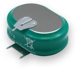 电池<span class=keywords><strong>2</strong></span>.4V 600毫安时镍氢纽扣电池组可充电55960302059 <span class=keywords><strong>2</strong></span>/V600HR - Product Image 1