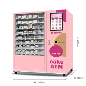 Distributeur automatique de boissons pour aliments et collations, combo de boissons et collations en libre-service, à vendre, 24 heures sur 24