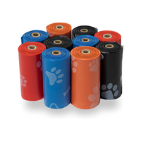 Sacs à déjections canines compostables et biodégradables en PVA, solubles dans l'eau, avec distributeur pour usage domestique