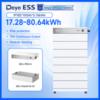 Batterie solaire au lithium Deye ESS GB-L Lite haute tension empilable 100ah Lifepo4 à cycle profond IP66