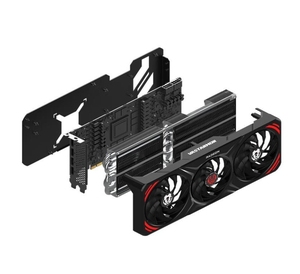 Carte graphique de jeu HISPEED Radeon 7800 16 Go GDDR6, compatible 4K/8K, Ray Tracing, PCIe 4.0, refroidisseur à double/triple ventilateur RX 7800 XT 16 Go - Product Image 1