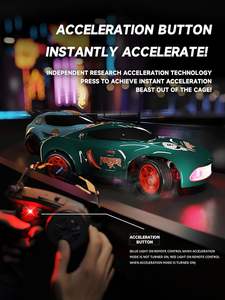 <span class=keywords><strong>Voiture</strong></span> de drift RC miniature télécommandée EPT 1:64, modèle de bureau électrique rapide, 4x4, avec lumières LED colorées - Product Image 6