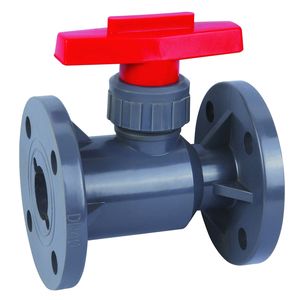 บอลวาล์วหน้าแปลนพีวีซีสําหรับขนาดต่างๆจากประเทศจีน - Product Image 1