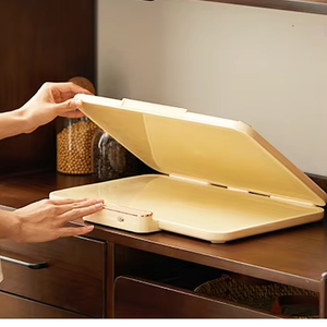 <span class=keywords><strong>Plaque</strong></span> chauffante électrique extra large pour réchauffer les aliments Plateau chauffant rapide en verre compact 400W <span class=keywords><strong>Plaque</strong></span> chauffante pliable - Product Image 2