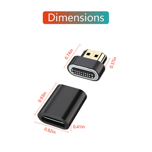 <span class=keywords><strong>Adaptador</strong></span> Magnético HDMI 2.1 8K/60HZ 48Gbps, Conversor de Visión 3D <span class=keywords><strong>para</strong></span> <span class=keywords><strong>Xiaomi</strong></span> Mi Box, Divisor, Switch, PS3, PS4, Proyector, <span class=keywords><strong>TV</strong></span>, Xbox, Laptop - Product Image 6