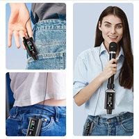 Système de Monitoring Intra-Auriculaire Sans Fil UHF Portable Debra Audio EMX-1 Portée 30m Rechargeable Intégré XLR Mono 6,35mm