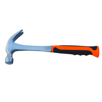 Hicen – marteau à griffes avec manche en acier souple, outils manuels professionnels