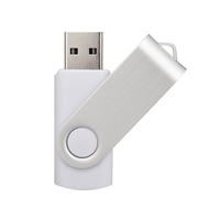 Clé USB pivotante USB 2.0 la plus vendue, nouvelle, 4 Go, 8 Go, 16 Go à 256 Go, clé USB en métal, clé USB, disque U pour le stockage