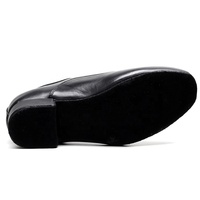 Zapatos de baile para hombre, calzado de salón latino de piel de vaca, tacones altos de 3cm, Tango