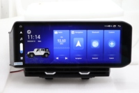 Écran radio de voiture Android 15 pouces avec CarPlay sans fil, lecteur stéréo pour Jeep Wrangler JL 2018-2023