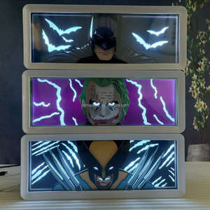 <span class=keywords><strong>Attaque</strong></span> <span class=keywords><strong>Titan</strong></span> Anime Papercut Home Decor LED Light Wall Art Peinture Artisanat en plastique avec éclairage lumineux Affiche <span class=keywords><strong>dans</strong></span> le cadre - Product Image 4