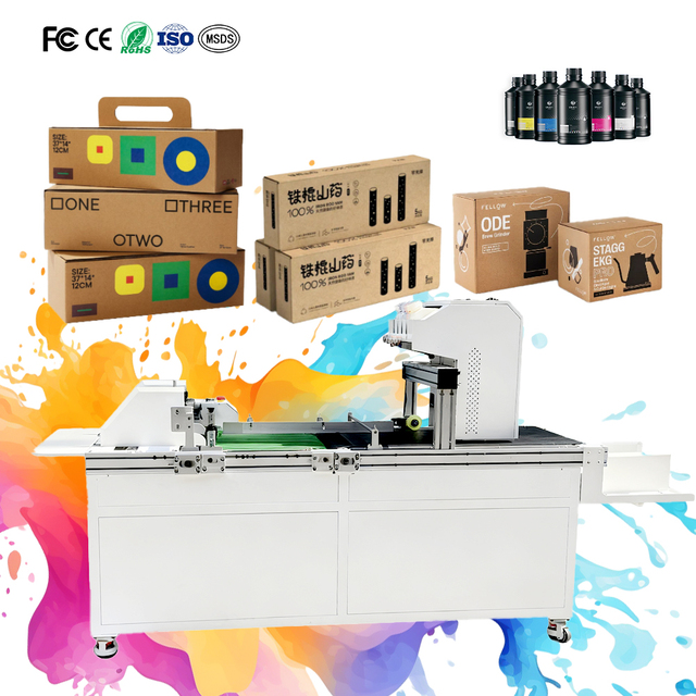 Industrial Single Pass Printer UV Digital Carton Box Bag Printing Machine