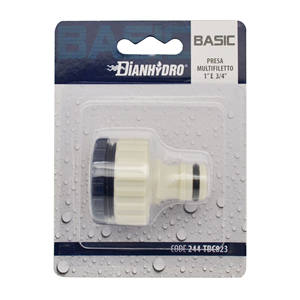 Basic 1\" and 3/4\" Multi-Thread Socket for <b>Plumbing</b> <b>Hoses</b> - Product Image 2