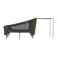Tente pliante double couche 2 en 1 facile à monter pour une personne