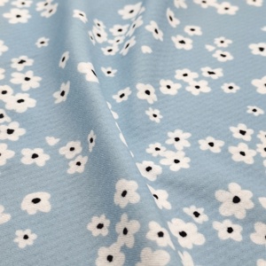 Tela de Gasa Crepé de Doble Capa Transpirable de Algodón Peinado 100% de Alta Calidad, 120 g/m², para Camisas, Vestidos y Camisones de Niña - Product Image 4