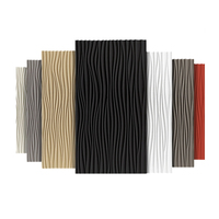 Panneaux muraux 3D décoratifs géométriques en PVC Forta, surface texturée en relief, imperméables, insonorisés, ignifuges, graphisme moderne