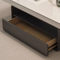 Meubles de haute qualité lumière moderne salon maison Rock Board Table basse design