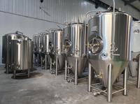 Fermenteur conique en acier inoxydable de 1000 L personnalisé pour la brasserie, avec chemise de refroidissement au glycol pour usine de brassage