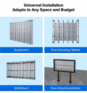 מסך לד ענק חיצוני צבעוני מלא P10 עמיד למים IP65 של Jiuwlds, קתודה משותפת, חוסך אנרגיה, לאצטדיונים - Product Image 3