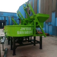 Bétonnière à mortier en acier au carbone 350L - 1000L avec godet de levage à bouche plate Deux options de puissance disponibles : diesel et moteur.