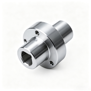 Mecanizado CNC Personalizado OEM: Acoplamiento de Acero, Casquillo de Eje, Conector de Brida de Torneado CNC de Precisión, Orificio Estriado, Maquinaria, Electroerosión por Hilo - Product Image 4