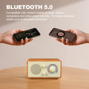 Beambox <span class=keywords><strong>Groove</strong></span> I PVC Radio FM populaire 10W de puissance portable avec carte mémoire haut-parleurs en bois étanches FM BT - Product Image 5