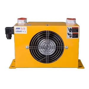 Intercambiador de Calor de placa refrigerada por aire, Enfriador de aceite hidráulico, AH608T-CA, 60L/min, venta directa