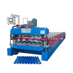 Tự động dễ dàng hoạt động kim loại tráng men Zee ngói Roof tấm cuộn tạo thành máy cho Mexico bánh mang động cơ thành phần cốt lõi - Product Image 1