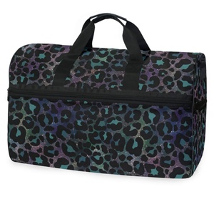 Wholesales Custom Unisex Multi-function <b>Water</b> Resistant Duffel Bag Weekender Bag for Travel - Product Image 1