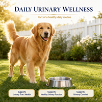 Sirop de Canneberge pour la Santé Urinaire des Chiens, Formule à Base de Plantain et Pissenlit, Facile à Administer, Soin Quotidien, Vente en Gros